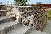 Khajuraho - the basement Jagadambi temple 